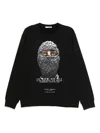 Ih Nom Uh Nit Black Mask-print Sweater