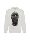 Ih Nom Uh Nit Black Mask Sweatshirt In Off White