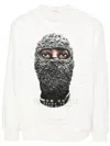 Ih Nom Uh Nit Black Mask Sweatshirt In White