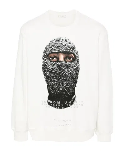 IH NOM UH NIT IH NOM UH NIT MASK PRINTED CREWNECK SWEATSHIRT