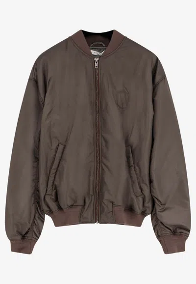 Ih Nom Uh Nit Bomber Zip-up Jacket In Brown