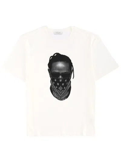 Ih Nom Uh Nit Classic Crew Neck T-shirt For Men In White