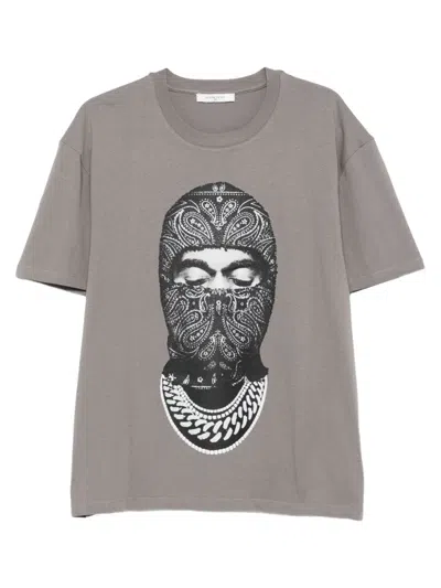 Ih Nom Uh Nit Classic T-shirt With Graphic Print In Gray