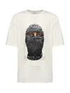 Ih Nom Uh Nit Graphic Print Crew Neck Short Sleeve T-shirt In White