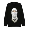 Ih Nom Uh Nit Graphic Print Crewneck Sweater With Long Sleeves
