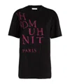 Ih Nom Uh Nit Cotton T-shirt In Black