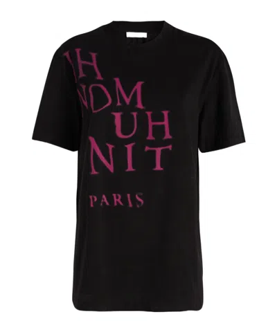 Ih Nom Uh Nit Cotton T-shirt In Black