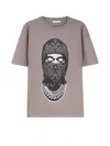Ih Nom Uh Nit Graphic Crew-neck T-shirt Paisley Mask In Neutral