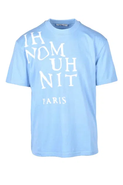 Ih Nom Uh Nit Cotton T-shirt - Light Blue