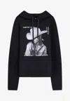 Ih Nom Uh Nit Graphic Hooded Sweatshirt Featuring Print In Black