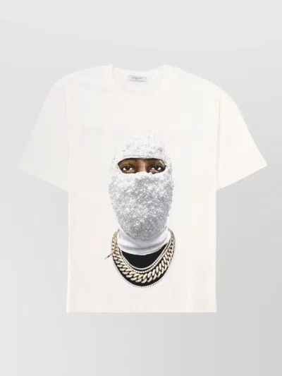 Ih Nom Uh Nit Crew Neck Graphic Print Short Sleeve T Shirt In Burgundy