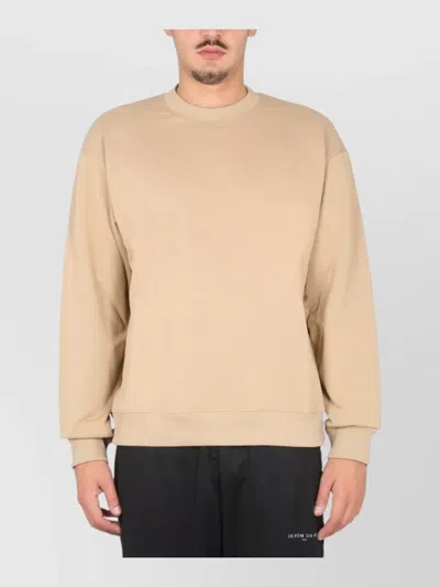 Ih Nom Uh Nit Crew Neck Sweatshirt Crossbar Long Sleeves In Brown