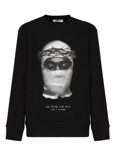 Ih Nom Uh Nit Crewneck Sweatshirt With Print In Black