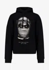 Ih Nom Uh Nit Hooded Sweatshirt Featuring Graphic Print In Black