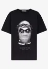 Ih Nom Uh Nit Crowned Mask Printed T-shirt In Black