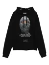 Ih Nom Uh Nit Crystal-mask Print Hoodie In Black
