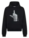 Ih Nom Uh Nit Diamond Glove Hoodie In Black