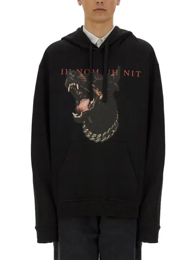 IH NOM UH NIT IH NOM UH NIT DOBERMANN PRINT SWEATSHIRT
