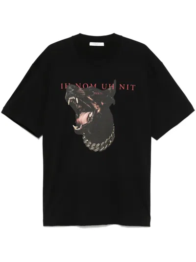 Ih Nom Uh Nit Dobermann Graphic Crew Neck Short Sleeve T-shirt In Animal Print