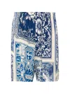 Ih Nom Uh Nit Elasticated Printed Shorts In Blue