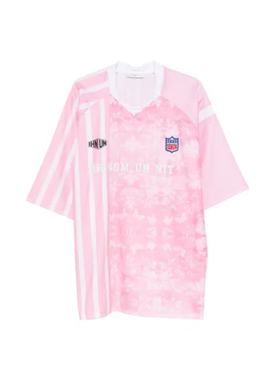 Ih Nom Uh Nit Floral-print T-shirt In Pink