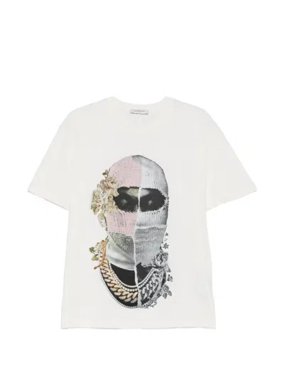 Ih Nom Uh Nit Floral-print T-shirt In White