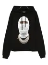 Ih Nom Uh Nit Future Mask Cotton Hoodie In Black