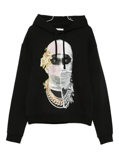 Ih Nom Uh Nit Future Mask Cotton Hoodie In Black