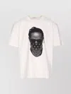 Ih Nom Uh Nit Future Mask Graphic Crewneck T-shirt In White