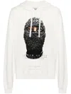 Ih Nom Uh Nit Future Mask Hoodie In 白色