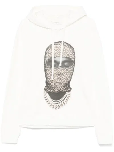 Ih Nom Uh Nit Future Mask Hoodie In White