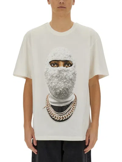 Ih Nom Uh Nit Future Mask T-shirt In White