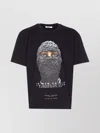 Ih Nom Uh Nit Graphic Mask Print Crewneck T-shirt In Blue