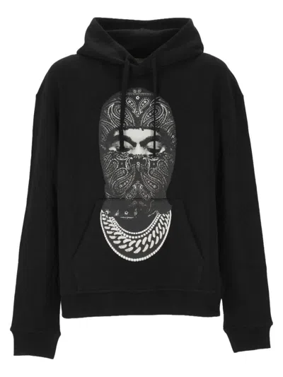 Ih Nom Uh Nit Graphic Print Cotton Hoodie In Black