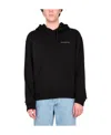 Ih Nom Uh Nit Relaxed Fit Black Hoodie With Graphic Design In Black