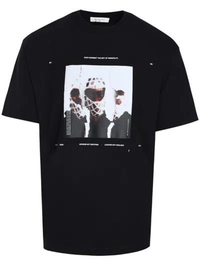 Ih Nom Uh Nit Graphic-print Cotton T-shirt In Black