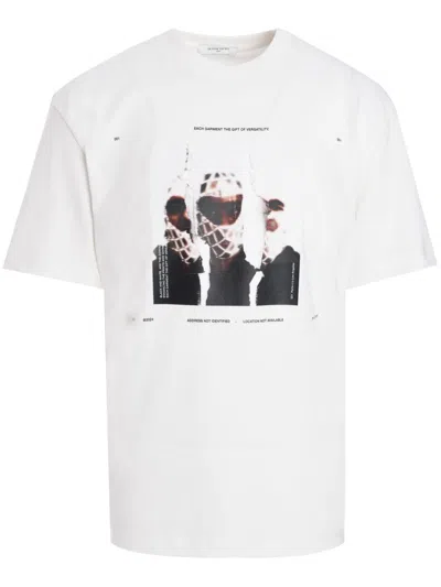 Ih Nom Uh Nit Graphic-print Cotton T-shirt In White