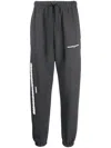 Ih Nom Uh Nit Graphic-print Cotton Track Pants In Grey