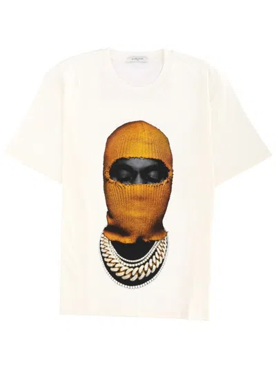 Ih Nom Uh Nit Graphic Print Crew Neck T-shirt In White