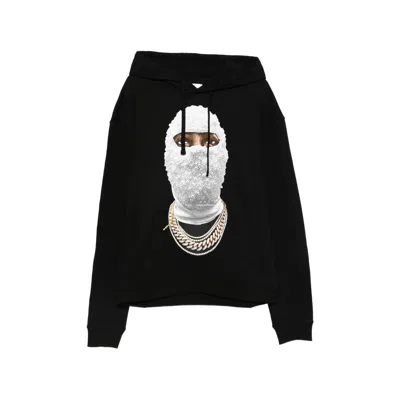 Ih Nom Uh Nit Graphic Print Drawstring Hood Sweatshirt In Black