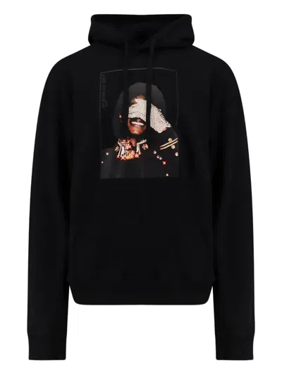 Ih Nom Uh Nit Graphic-print Hoodie In Black