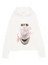 Ih Nom Uh Nit Graphic-print Hoodie In White