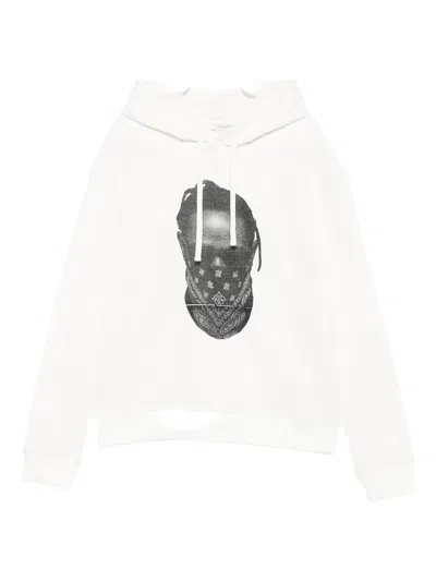 Ih Nom Uh Nit Graphic-print Hoodie In White