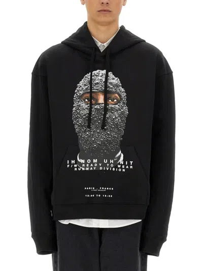 Ih Nom Uh Nit Graphic Print Hoodie With Limited Edition Detail In Black