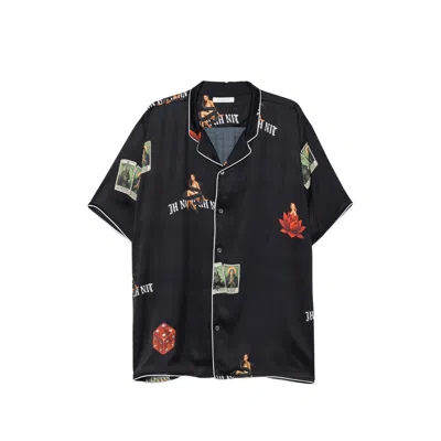 Ih Nom Uh Nit Graphic Print Shirt In Black