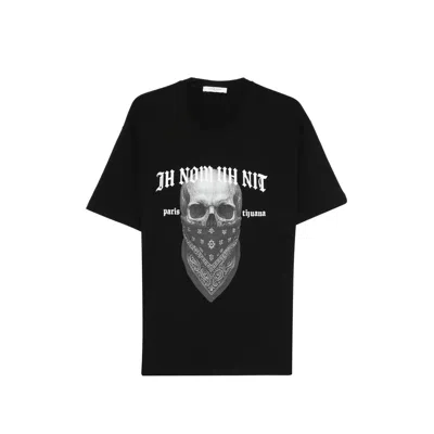 Ih Nom Uh Nit Graphic Print Skull T-shirt In Black