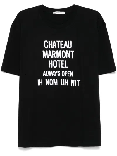 Ih Nom Uh Nit Graphic-print T-shirt In Black