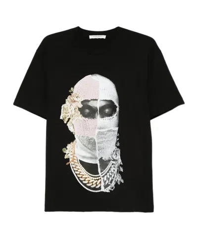 Ih Nom Uh Nit Graphic Printed Crewneck T-shirt In Black