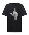 Ih Nom Uh Nit Graphic Printed Crewneck T-shirt In Black