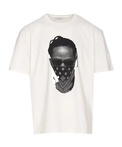 Ih Nom Uh Nit Graphic Printed Crewneck T-shirt In White